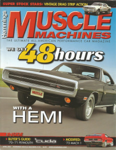 HEMMINGS MUSCLE MACHINES 2013 APR - AMERICAN V8s, HEMI CHARGER, WO23, JUDGE